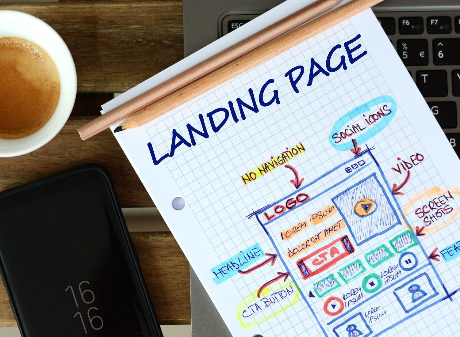 landing ofertowy page