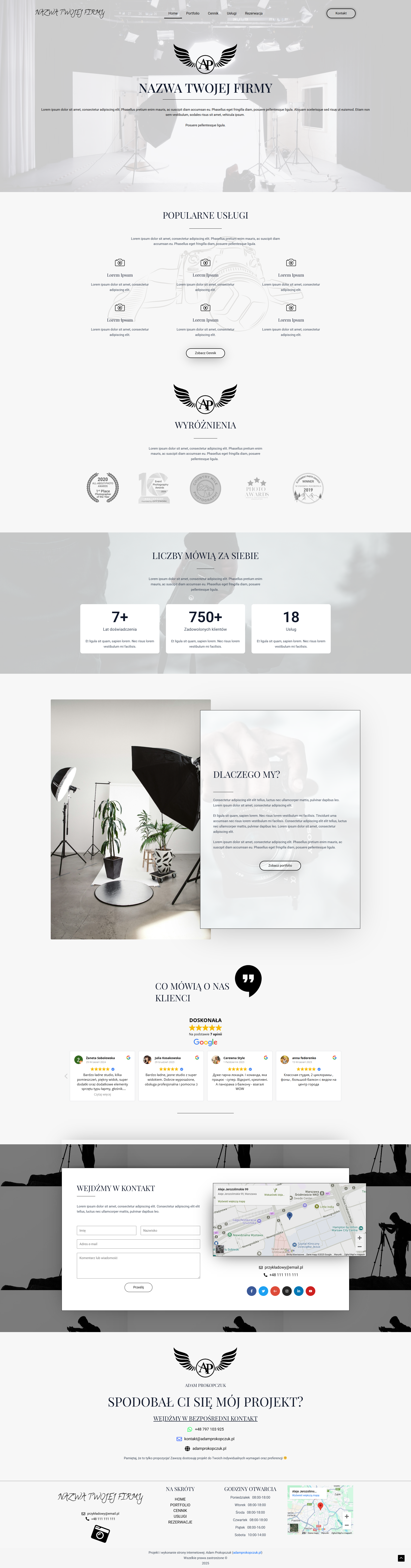 strona internetowa studio fotografii gliwice